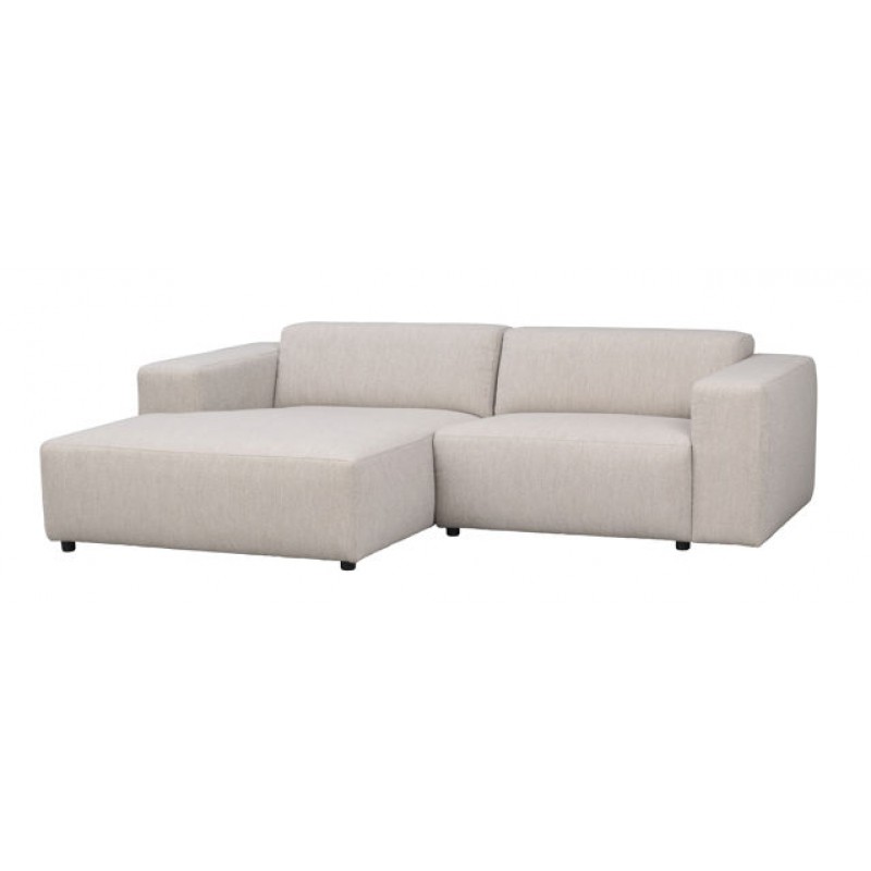 ROWICO Willard 3-Seater L-Sofa Light Beige